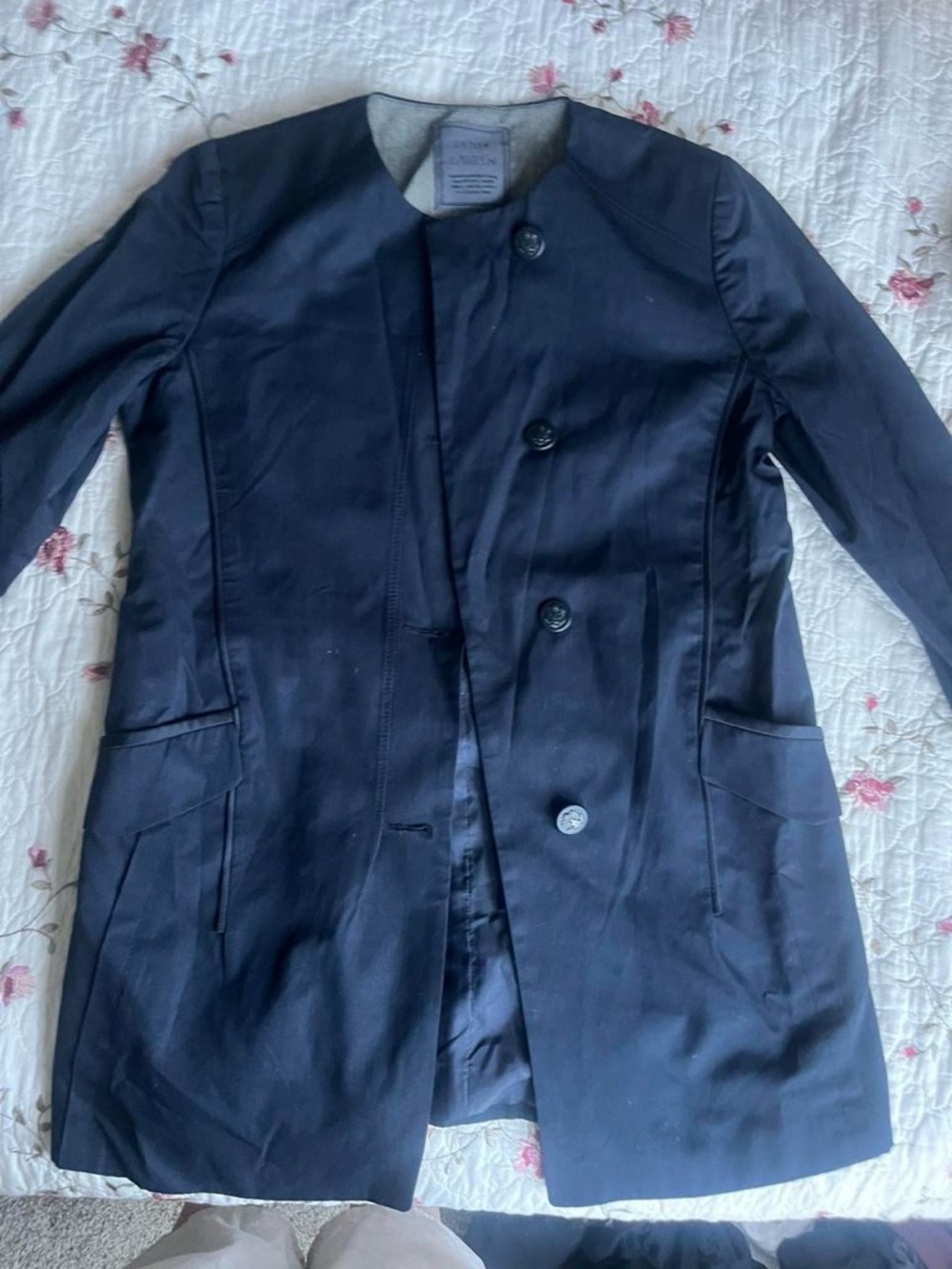 Vintage Classic Navy Women's Olivia Lauren Trencher Coat